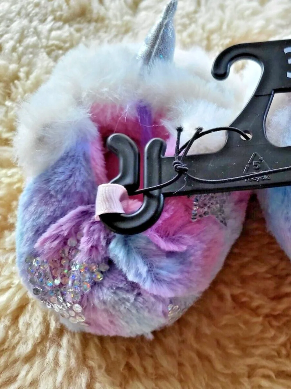 Wonder Nation Infant/Toddler /Baby Unicorn Slippers Size 3 for tiny cold feet